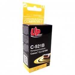 UPrint kompatibil. ink s CLI521BK, black, 10ml, C-521B, s čipom,...
