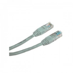 UTP patchcord, Cat.5e, RJ45 M-2m, netienený, šedý, Logo, LOGO bag 2597