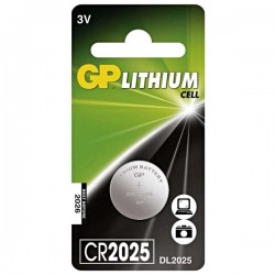 Batéria líthiová, CR2025, 3V, GP, blister, 1-pack B15251