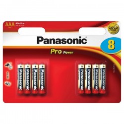 Batéria alkalická, AAA, 1.5V, Panasonic, blister, 8-pack, 265949,...
