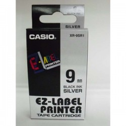 Casio originál páska do tlačiarne štítkov, Casio, XR-9SR1, čierny...