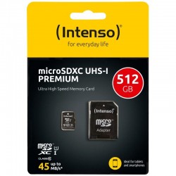 INTENSO Micro SDXC karta 512GB Class10, UHS-1 3423493