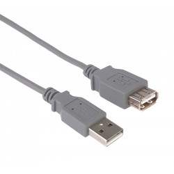 PremiumCord USB 2.0 kabel prodlužovací, A-A, 3m kupaa3