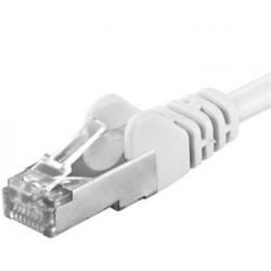 Premiumcord Patch kabel CAT6a S-FTP, RJ45-RJ45, AWG 26/7 10m, bílá...