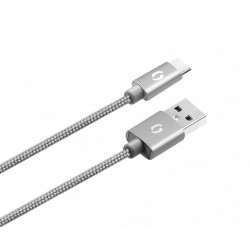 ALIGATOR PREMIUM Datový kabel 2A, USB-C šedý DATKP08