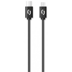 ALIGATOR Datový kabel POWER 3A, USB-C/microUSB černý DATKP41