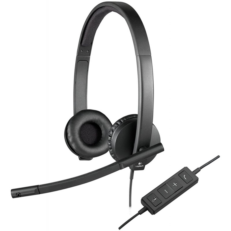 Logitech H570 Slúchadlá USB Stereo 981-000575