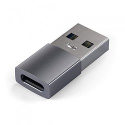 Satechi adaptér USB 3.0 to USB-C - Space Gray Aluminium ST-TAUCM
