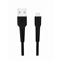 SWISSTEN DATOVÝ KABEL USB / USB-C 1,0 M ČERNÝ 71505530