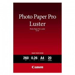 Canon Photo Paper Pro Luster, foto papier, lesklý, biely, A4, 260...