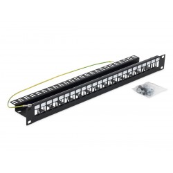 19" modulární patch panel pro max.24 keystonů RAB-PP-X10-A1
