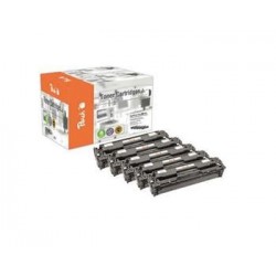 PEACH kompatibilní toner HP CB540A*2, CB541A, CB542A, CB543A, No...