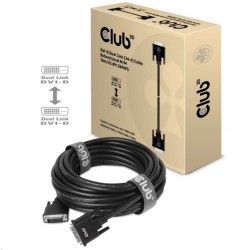 Club3D kabel DVI-D Dual Link (24+1), 10m, Bidirectional CAC-1220