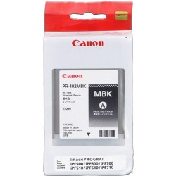 Canon originál ink PFI102MBK, matte black, 130ml, 0894B001, Canon...