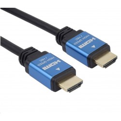 PREMIUMCORD Kabel HDMI - Ultra HDTV, 2m (kovové, zlacené konektory)...