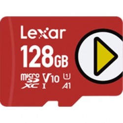 128GB Lexar PLAY microSDXC UHS-I cards, up to 150MB/s read...