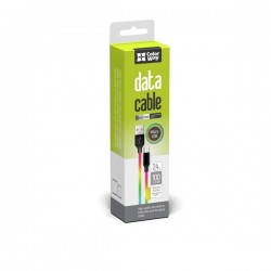 ColorWay Kábel USB MicroUSB (multicolor) 2.4A 1m CW-CBUM017-MC