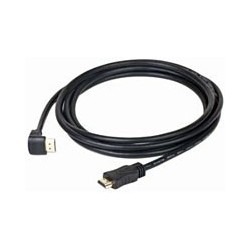 Kábel HDMI 1.4 Male/Male 1,8m konektor 90° CC-HDMI490-6