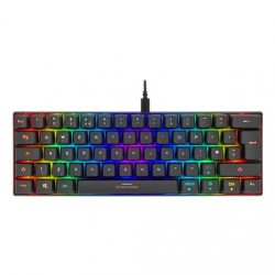 DELTACO GAM-075-UK, Hráčska klavesnica,USB, RGB EN