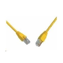 Solarix Patch kabel CAT5E SFTP PVC 1m žlutý snag-proof...