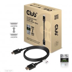 Club3D Kabel HDMI 2.1 Ultra High Speed 4K 8K60Hz 48Gbps (M/M), 1m...