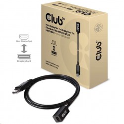 Club3D Kabel Mini DisplayPort 1.4 na DisplayPort 8K 60Hz DSC 1.2...