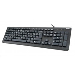 Hama voděodolná klávesnice KC-600, kabelová, černá 182682