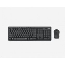 Logitech Silent Wireless Combo MK295, bezdrátová klávesnice + myš,...