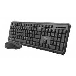 TRUST set klávesnice + myš ODY, bezdrátová, USB, US 23942