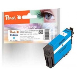 PEACH kompatibilní cartridge Epson T02W2, No 502XL azurová, 8ml 320873