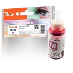 PEACH kompatibilní cartridge Epson 663M, C13T664340 magenta, 70ml...
