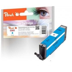 PEACH kompatibilní cartridge Canon CLI-581, cyan, 5,6ml 320443