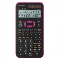 Sharp Kalkulačka EL-520XPK, čierno-ružová, vedecká EL520XPK