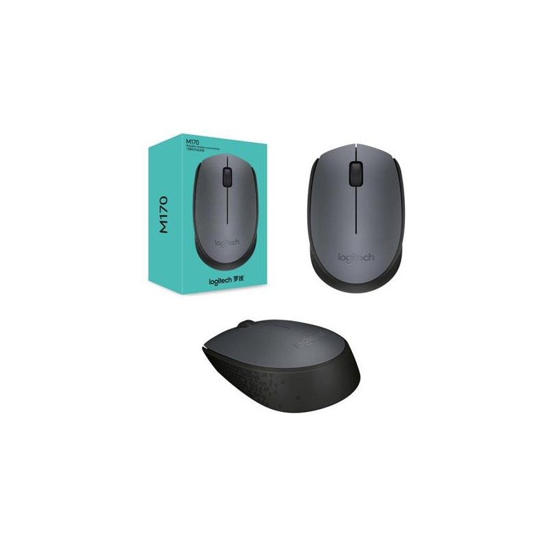 Počítačová myš Logitech Wireless Mouse M170 GREY, sivá 910-004642