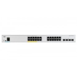 Catalyst C1000-24P-4G-L, 24x 10/100/1000 Ethernet PoE+ ports and...