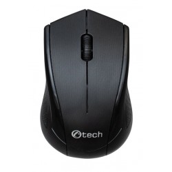 Myš C-TECH WLM-07, černá, bezdrátová, 1200DPI, 3 tlačítka, USB nano...
