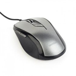 Gembird myš MUS-6B-01, černo-stříbrná, USB MYS053277