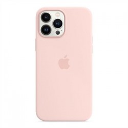 Apple iPhone 13 Pro Max Silicone Case with MagSafe - Chalk Pink...