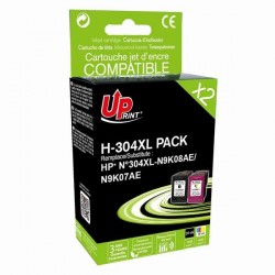UPrint kompatibil. ink s N9K08AE+N9K07AE, HP 304XL, black/color,...