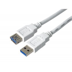 PremiumCord Prodlužovací kabel USB 3.0 Super-speed 5Gbps A-A, MF,...