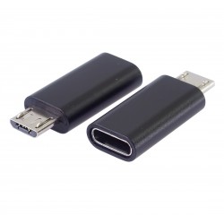 PremiumCord Adaptér USB-C konektor female - USB 2.0 Micro-B/male...
