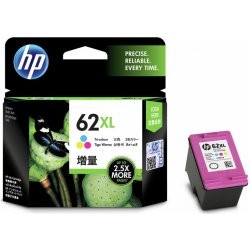 HP 62XL Tri-color Ink Cartridge C2P07AE#UUQ