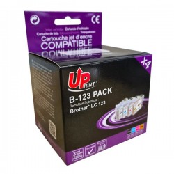 UPrint kompatibil. ink s LC-123, 1xblack/1xcyan/1xmagenta/1xyellow,...