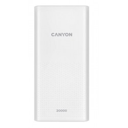 Canyon CNE-CPB2001W Powerbank, polymérová, 20.000 mAh, 2 x vstup...
