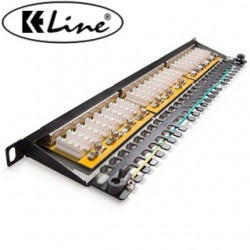 KELINE Patch panel KOMPAKT HD, Category 6, 24xRJ45 606068