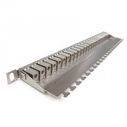 KELINE Patch panel HD, Cat 6A, osadený s 24xKEJ KEP-C6A-S-HD-05