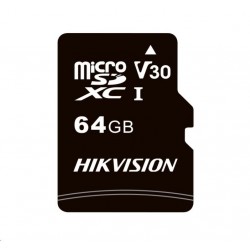 HIKVISION MicroSDXC karta 64GB C1 (R:92MB/s, W:30MB/s) + adapter...