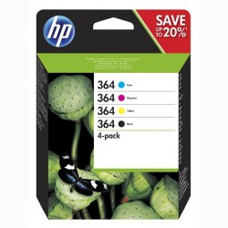 HP originál ink N9J73AE, HP 364 Combo pack, CMYK, blister, HP...