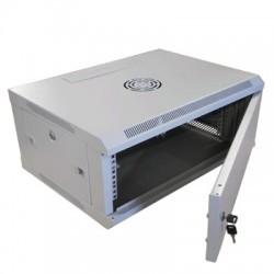 Datacom 19"rozv.jednodílný 4U/ hl.450mm plechové dveře 71059