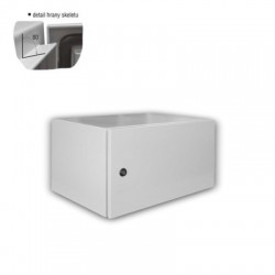 Datacom 19"venkovní rozvaděč 4U/600x400 IP65 šedý 71945